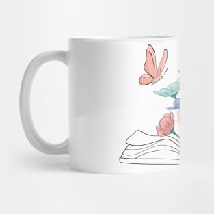 Flowers book Mug